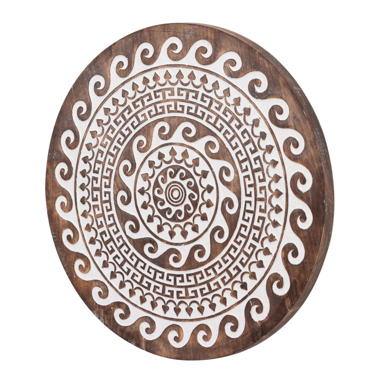 Latitude Vive Round Wall Art With Bohemian Design Wayfair.co.uk